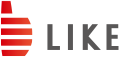 ロゴ：LIKE 