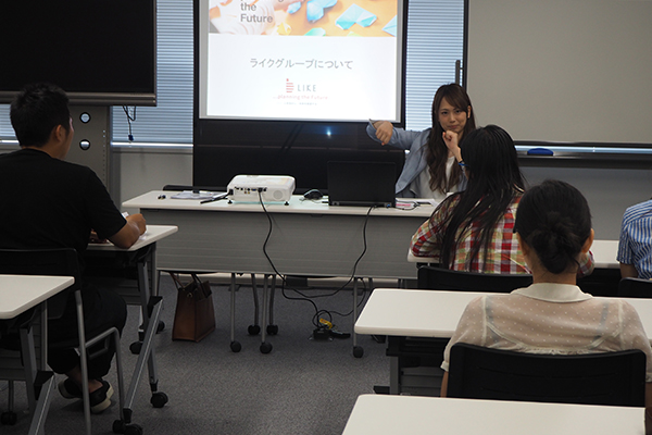 武蔵野大学グローバル学部の皆さまにご来社いただきました 保育 人材 介護のライク株式会社